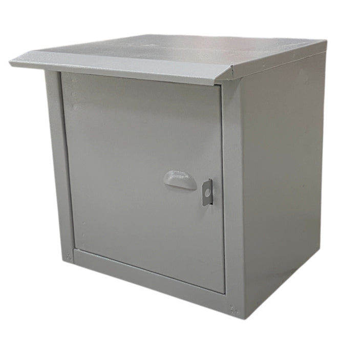 Swan Electric Steel Meter Enclosure/Box PTA Grey 12x12x9" / 300x300x225mm
