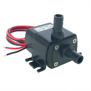 EIE Water Pump 12VDC 200L/H 0.18A Open End Lead