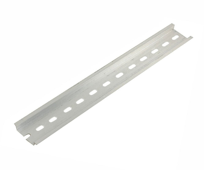 Swan Electric DIN Rail Steel 35x7.5mm L=1m-2m Galvanised Silver TS35
