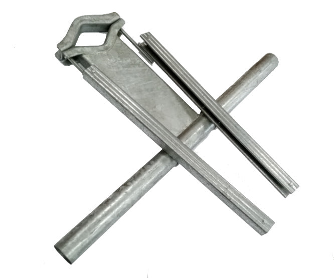 EIE Galvanized PV / Solar Panel Pole Bracket 50-80W