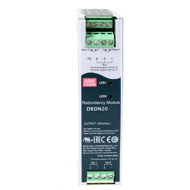 Mean Well DIN Rail Power Supply DRDN20 20W