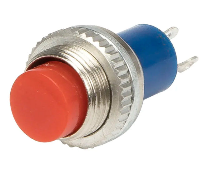 Daier Push Button Switch N.C. Spst 0.5A Solder M10 D=7.8 L=26
