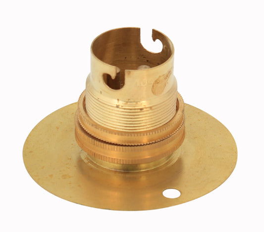 Eurolux B22 Brass Lampholder 50mm Batten – Loose