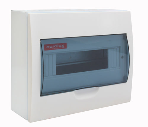 Eurolux Surface Din Rail Distribution Board – 12 Way