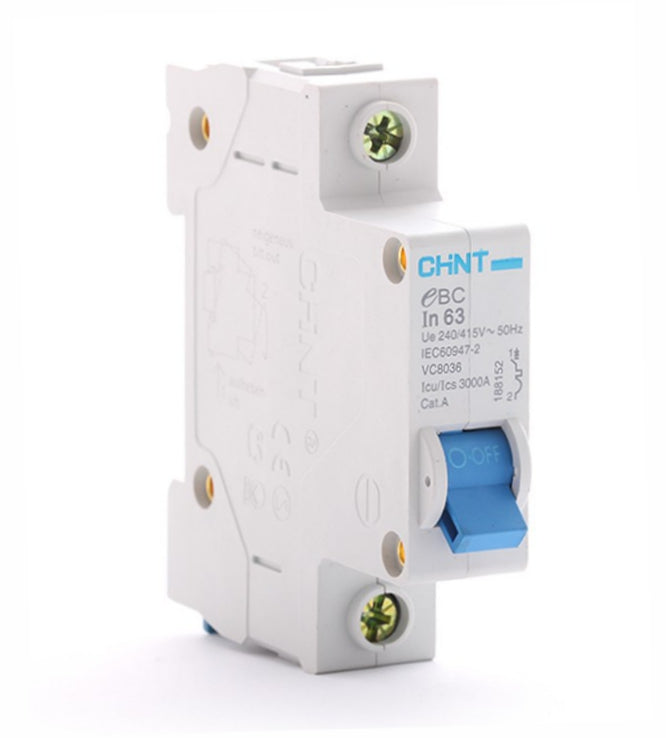 Chint MCB / Mini DIN Rail Circuit Breaker 1P 3kA C-Curve