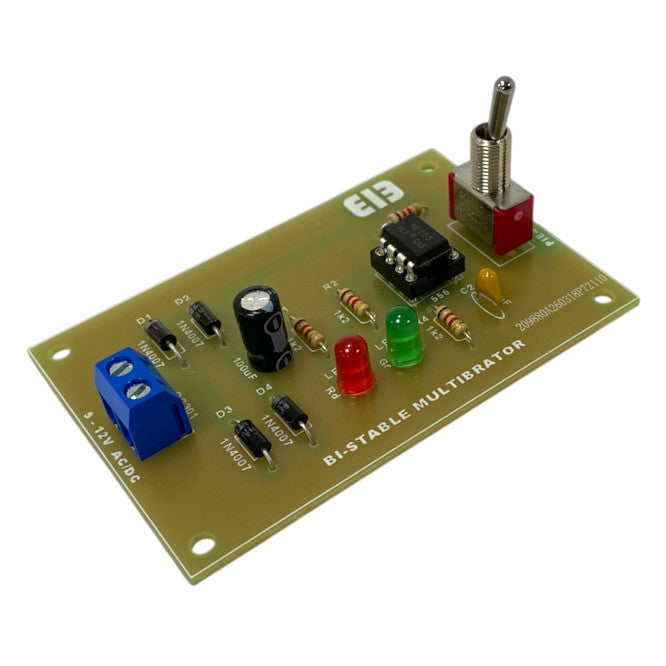 EIE Assembled and Tested Bi-Stable Multivibrator Circuit (LM555)