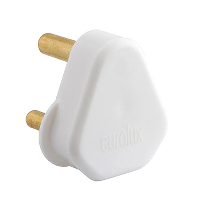 Eurolux White Nylon Plug Top 16A 3 Pin – H/C and Bag PP