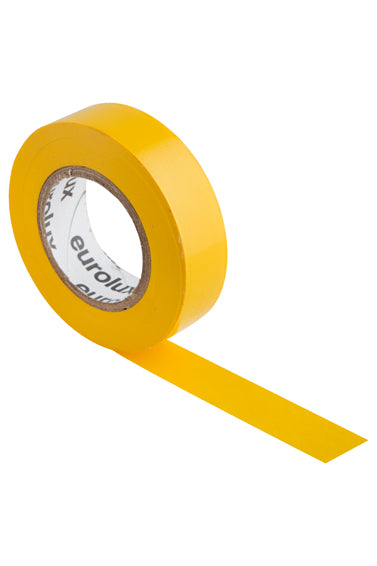 Eurolux PVC Insulation Tape 20m x 18mm – Yellow