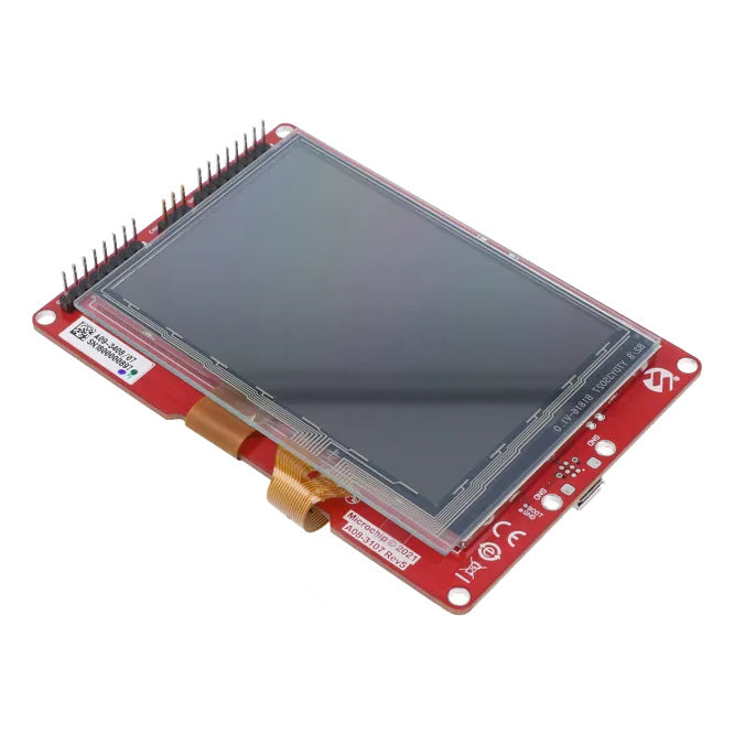 Microchip Touch Screen Graphics & Touch Curiosity Evaluation Kit 85x60mm LCD