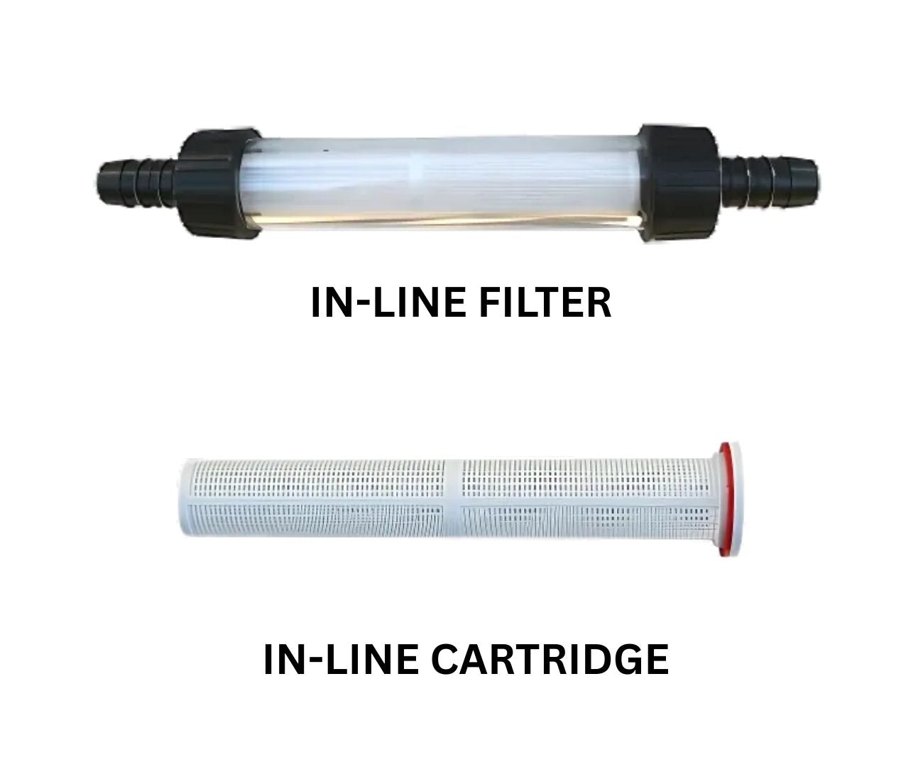 Microjet Inline Filters – 13mm, 15mm and 20mm Irrigation Filters with Replacement Cartridge