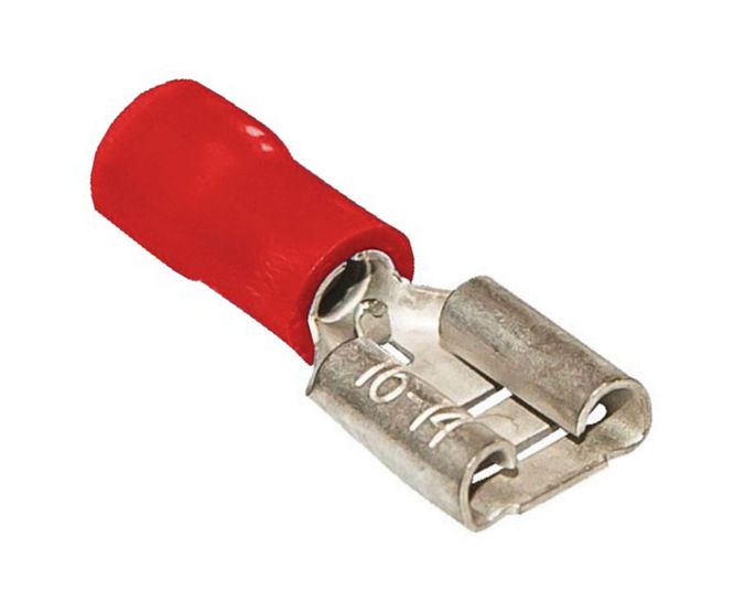 Guosai Pre Insu. Terminal 6.35mm Red