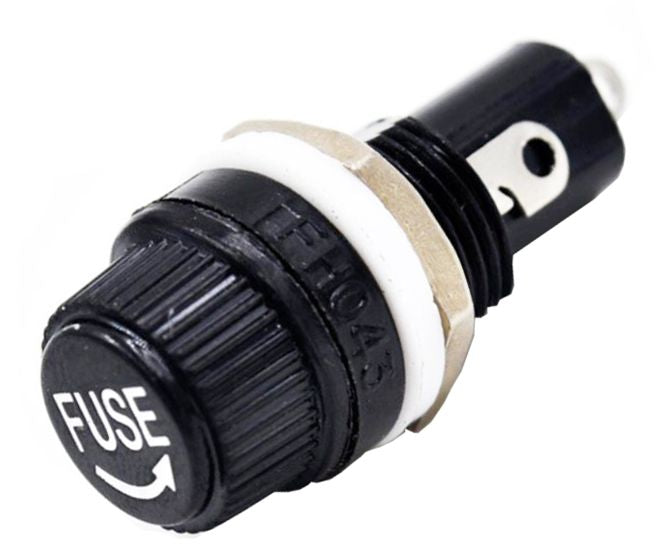 EIE Keyed Fuse Holder Panel Mount 5x20mm 250V 10A