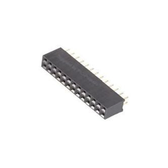 EIE 26 Way PCB Mount Socket, Dip Straight P=2.54