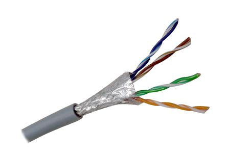 CS CAT6 Sftp Ethernet Cable Cca 8C Solid Grey