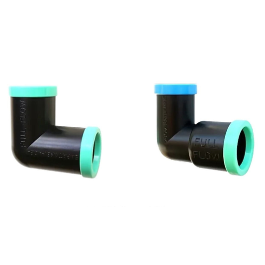 Full Flow Elbow – Compression Poly Pipe Elbow Fitting 12mm to 25mm