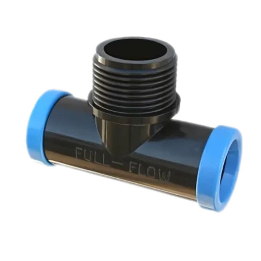 Full Flow Male Tee – Compression Poly Pipe with BSP Male Branch Outlet