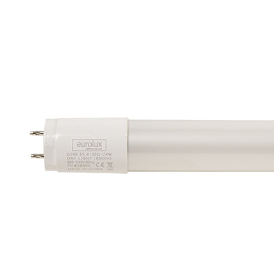 Eurolux T8 LED Tube – 5FT 24W, 4000K Cool White
