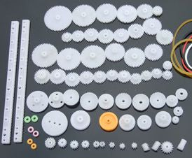 EIE Diy Plastic Gear Kit 75PCS, 0.16mm