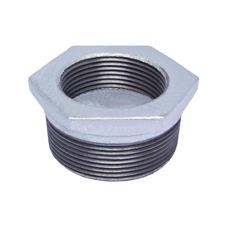 Plumbing Fittings, Galvanised Steel, Reducing Bush, 8x6 - 100x80mm Zisabo SA