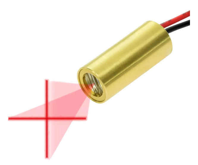 EIE Cross (+) Laser Module 9mm 650NM 5V