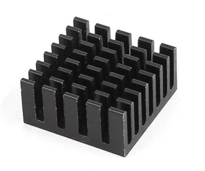EIE Alu Extruded Heatsink 10x20x10mm - Black