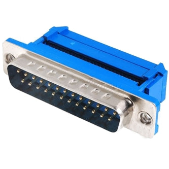 EIE Idc Plug D-Sub 25W Metal Mount & Plastic Strain with Clip