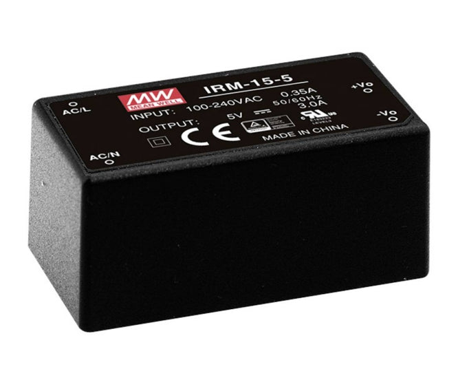 Mean Well PCB Mount Power Supply IRM-15 15W
