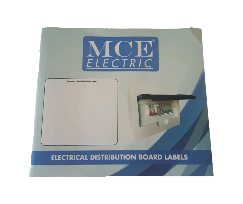 MCE self-adhesive DB label book
