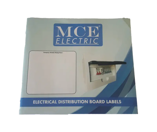 MCE self-adhesive DB label book