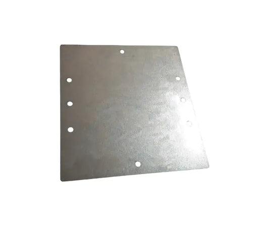 Galvanised chassis plate for MCE BX type ABS enclosure