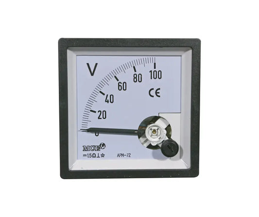 MCE CP72 72 x 72mm DC voltmeter panel meter