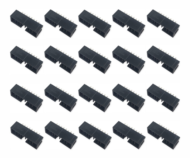 EIE 16W Box Header 2.54mm - 180/TRAY