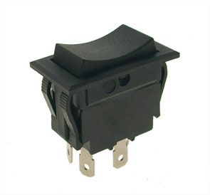 Daier Rocker Switch Dpst (on)-Off-(on) 21x37mm
