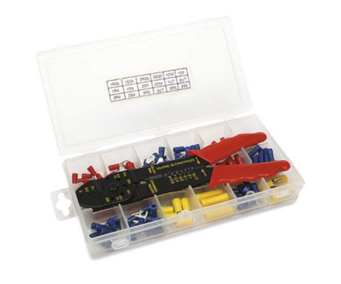 EIE Assortment of Pre-Insulated Terminals + Crimper 150PCS