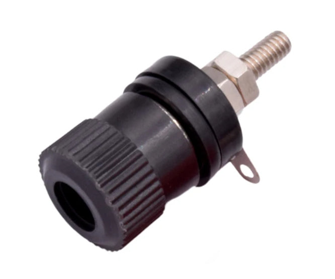 EIE 4mm Banana Socket Black Non Captive