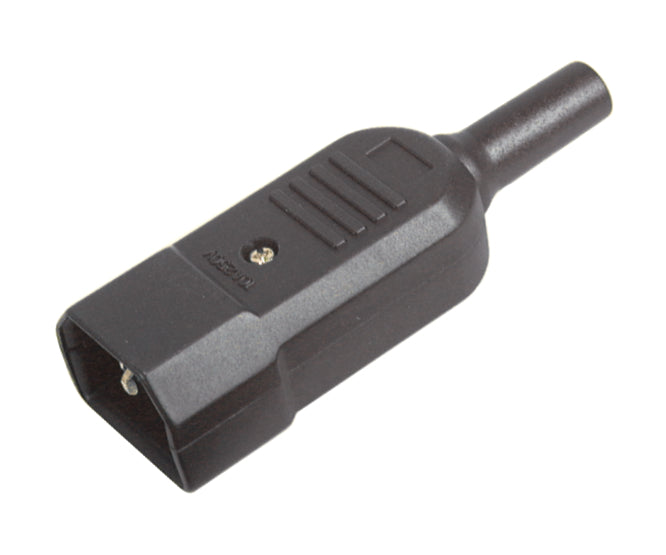 EIE C14 Iec Plug in-Line 10A 250AC with Sleeve