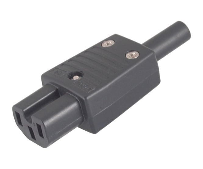 EIE C15 Iec Socket in-Line Re-Wire Keyed Type