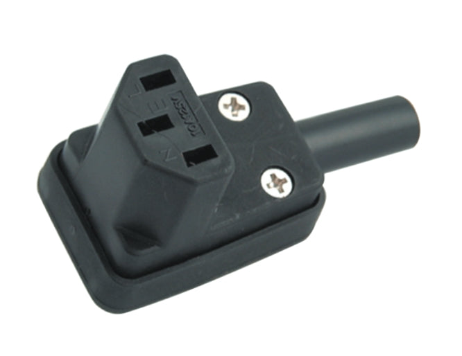 EIE C13 Iec Socket Right-Angle in-Line Re-Wire