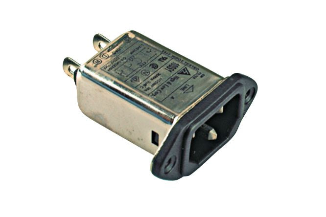 EIE Emi/Emc Panel Mount Filter Iec Mains Lugs 6A 250V