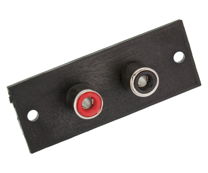 EIE Socket Rca 2W Panel Mount Red/White 10x21