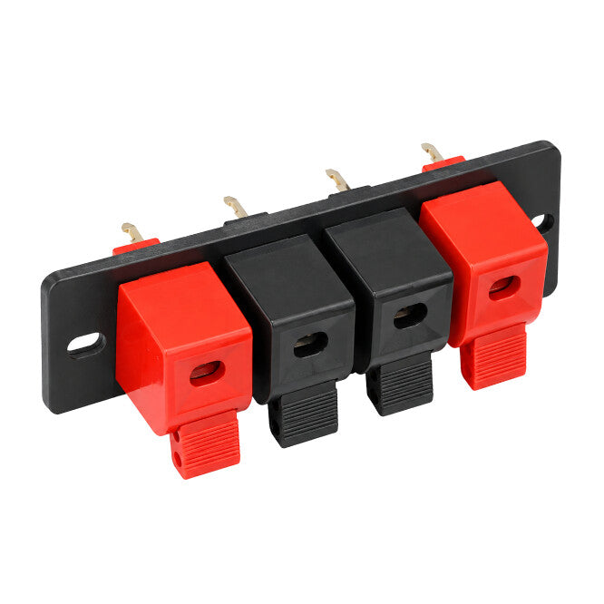 EIE Socket Speaker 4W Panel Mount Red/Black