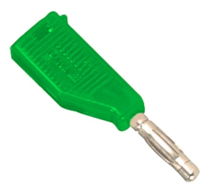 EIE Plug Banana 4mm Green Rec Top-St