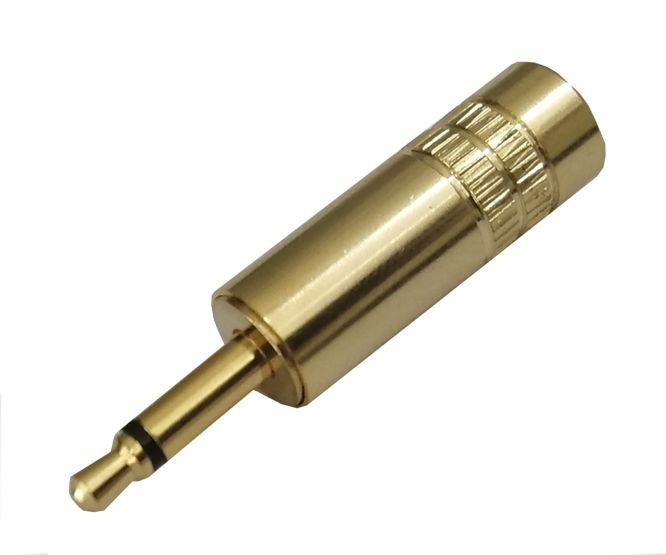 EIE Plug 3.5mm Mono Mini NO/Slv Gp Gold Plated