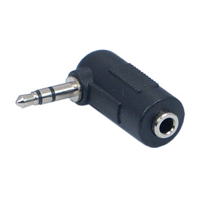EIE Adaptor Stereo 3.5 Plug to 3.5 Socket Right-Angle