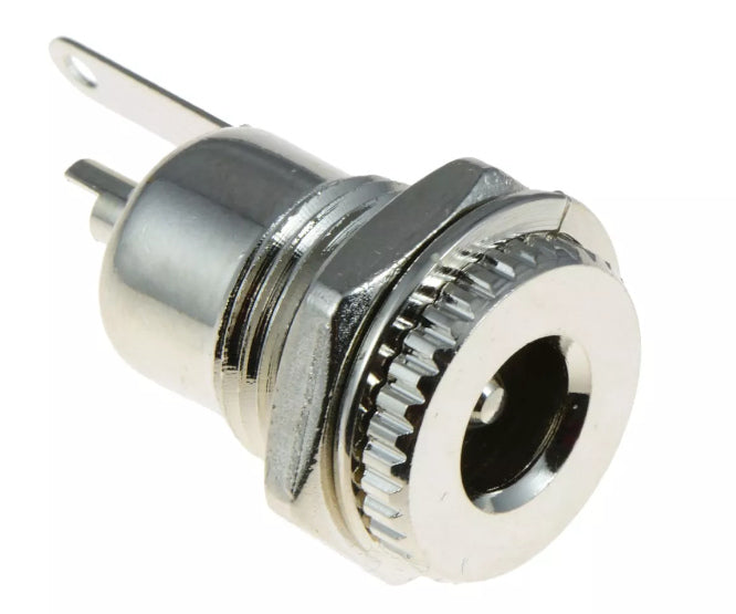 EIE DC Plug Panel Mount 2.1x9mm Metal Type