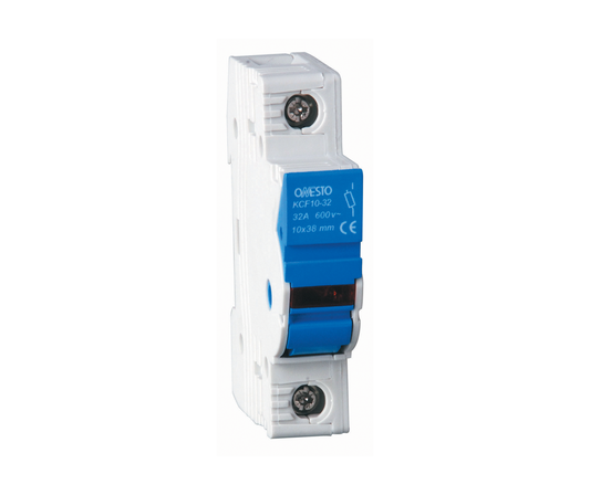 DIN Fuse Holder 10x38mm, 32A Onesto Panel-Mount Fuse Carrier