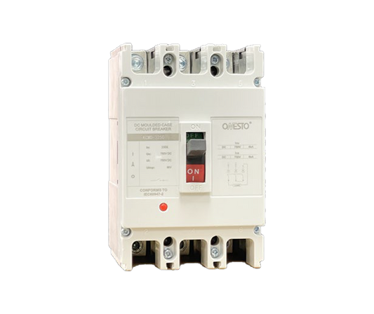 DC MCCB 400 Frame, 315A-400A - 3 Pole & 4 Pole Onesto KCMD