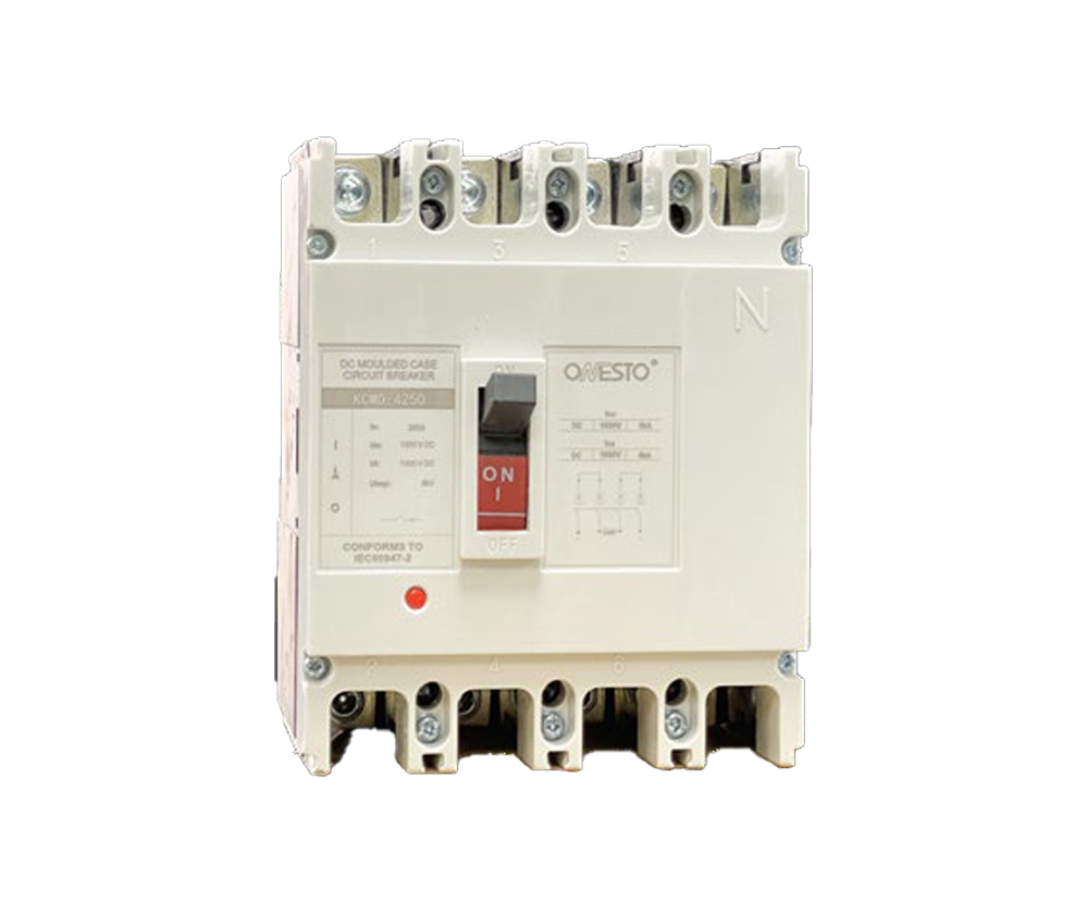 DC MCCB 400 Frame, 315A-400A - 3 Pole & 4 Pole | Onesto KCMD