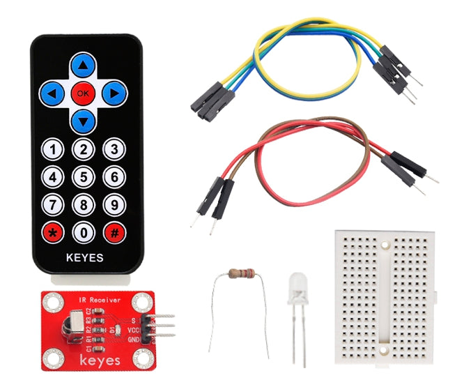 Keyestudio Wireless IR Remote Control Dev Kit