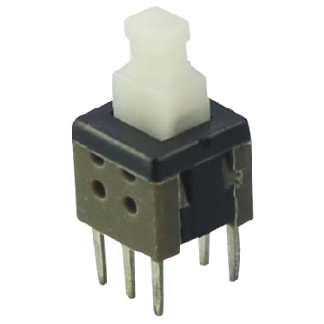 Daier Mini Push Button Switch PCB Latching 30V 0.1A Dil